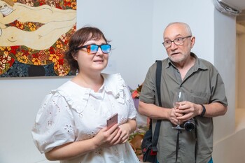 Люся Воронова фотографии с выставки Мозаичность 97